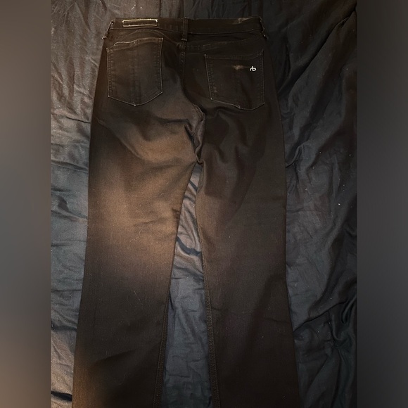 rag & bone Flexi Nina Skinny Jean in Midnight Black Skinny Jeans Denim - Picture 11 of 11